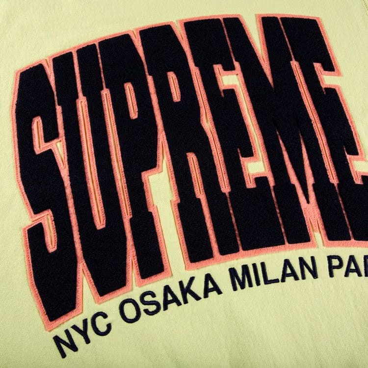 Supreme Cities Arc Crewneck Pale Lime