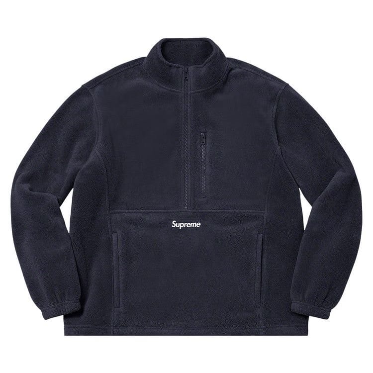 Supreme Polartec Half Zip Pullover Navy