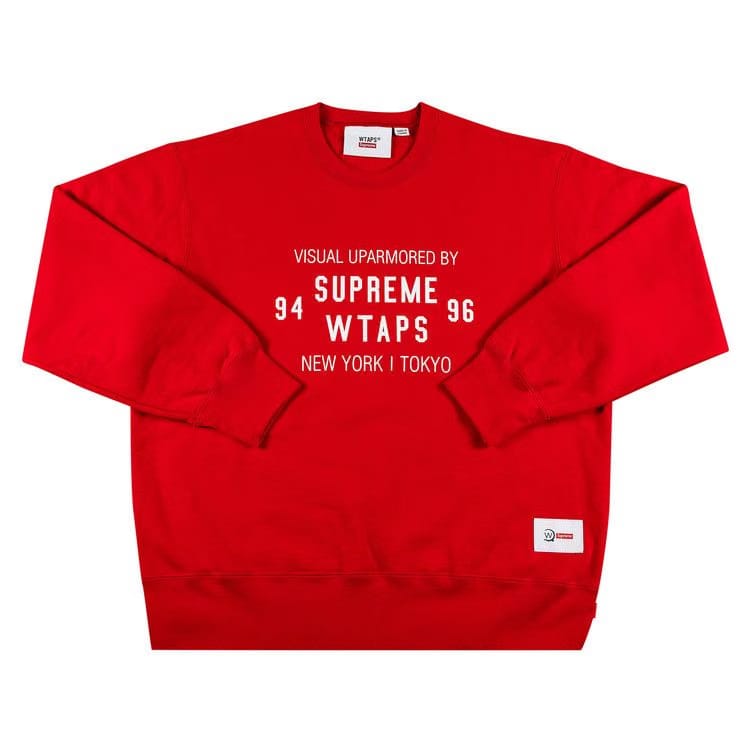 Supreme x WTAPS Crewneck Red