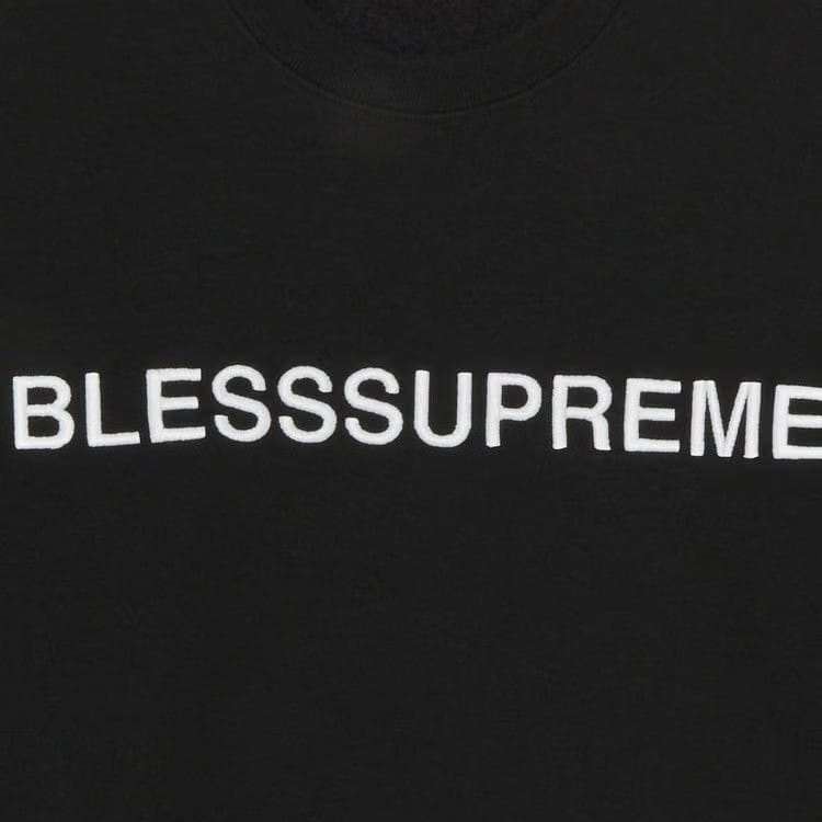 Supreme x Bless Crewneck Black