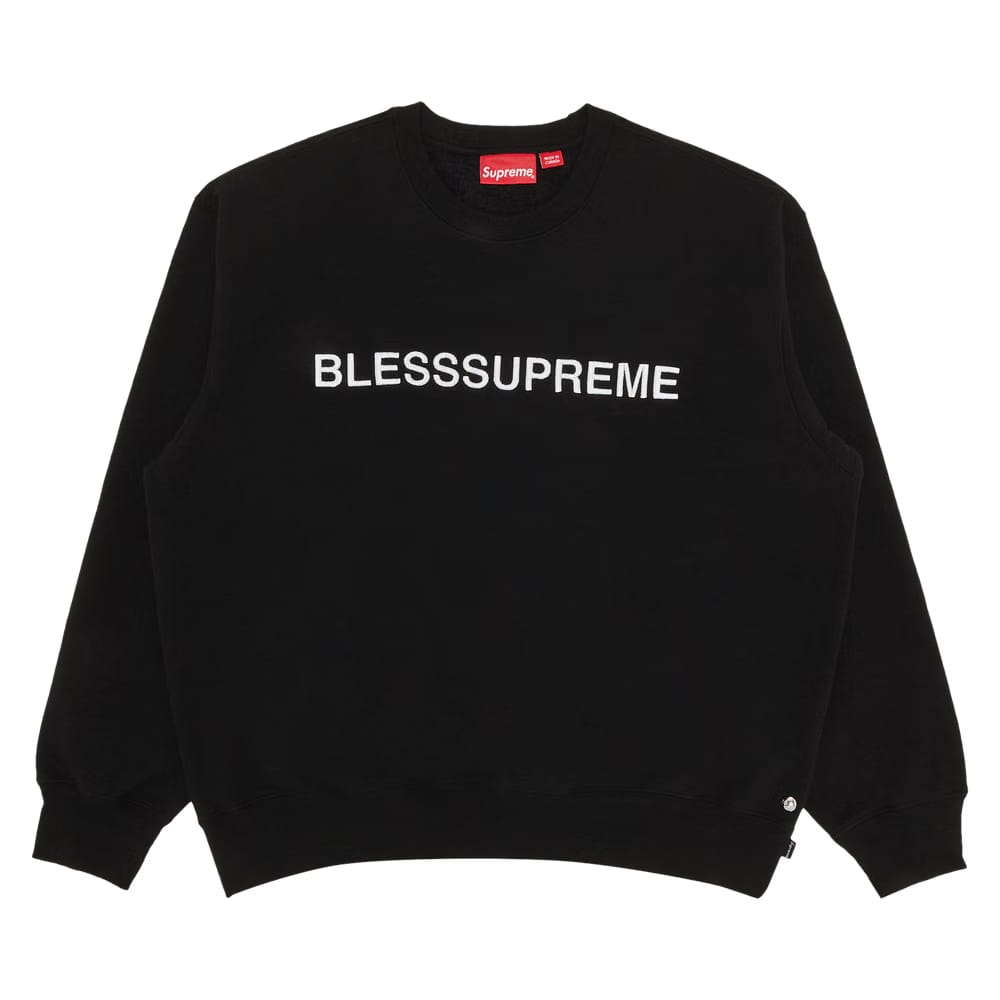 Supreme x Bless Crewneck Black