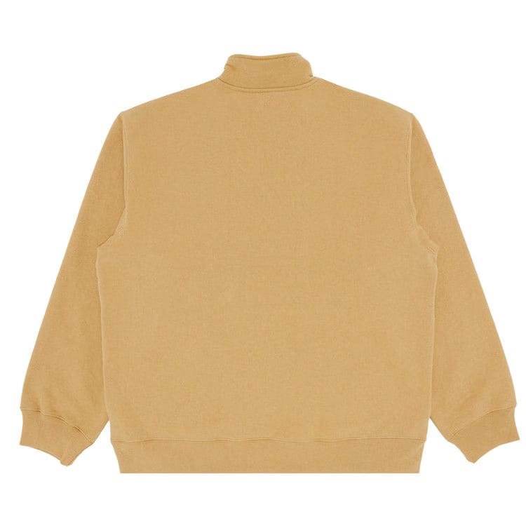 Supreme Collegiate Half Zip Pullover Dark Tan