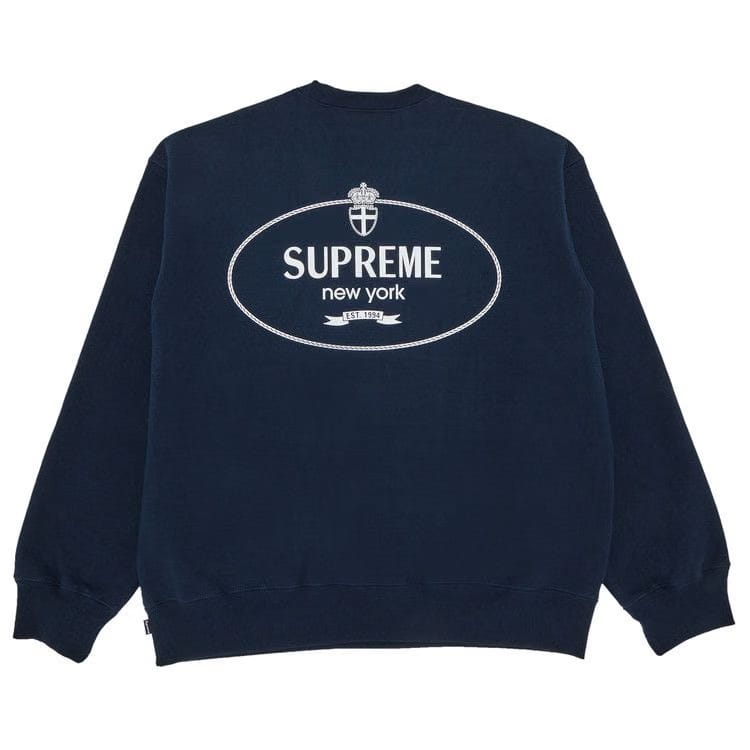 Supreme Crest Crewneck Navy