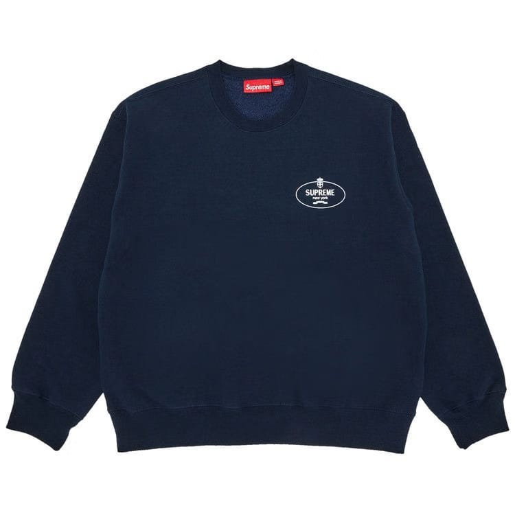 Supreme Crest Crewneck Navy