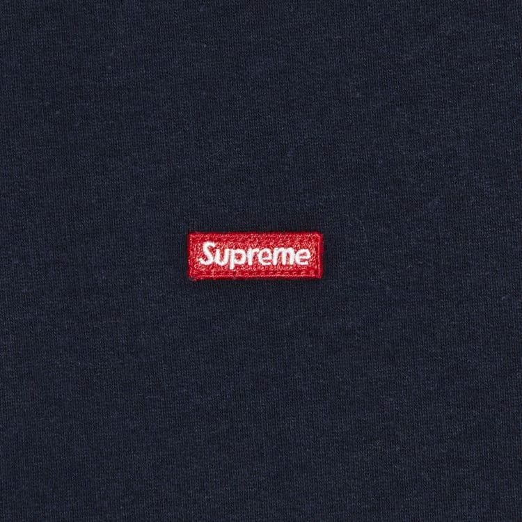 Supreme Small Box Half Zip Pullover Navy