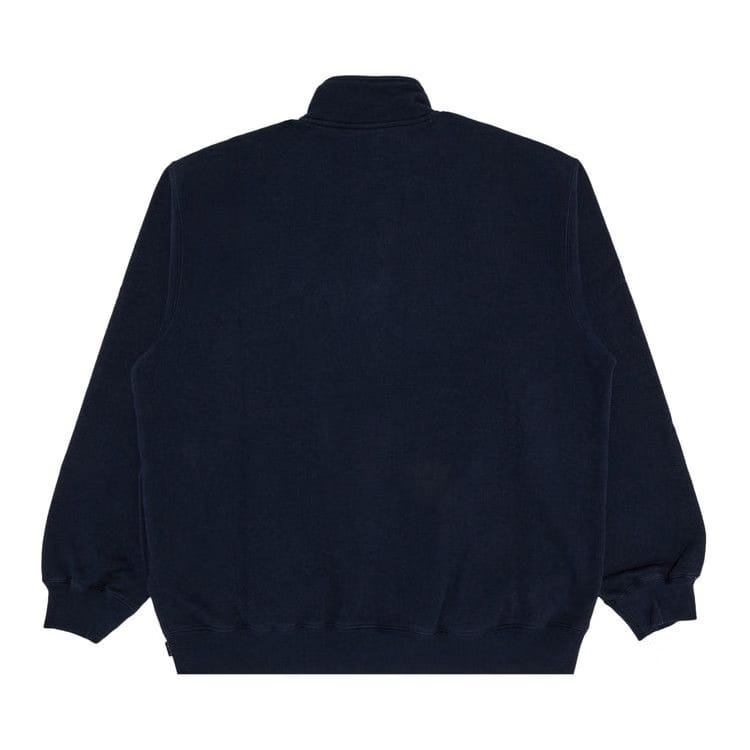 Supreme Small Box Half Zip Pullover Navy