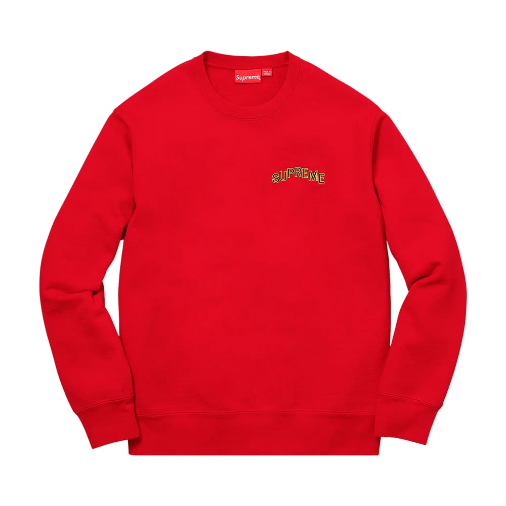 Supreme Step Arc Crewneck Red