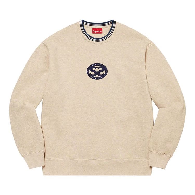 Supreme Double S Crewneck Heather Oatmeal