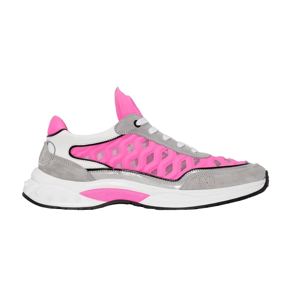 Valentino Wmns Ready Go Runner 'Grey Bright Pink'