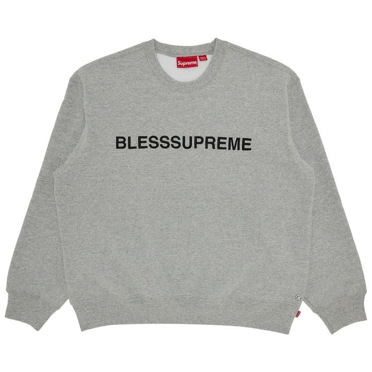 Supreme x Bless Crewneck Heather Grey