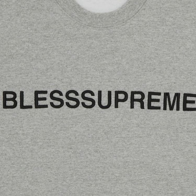 Supreme x Bless Crewneck Heather Grey