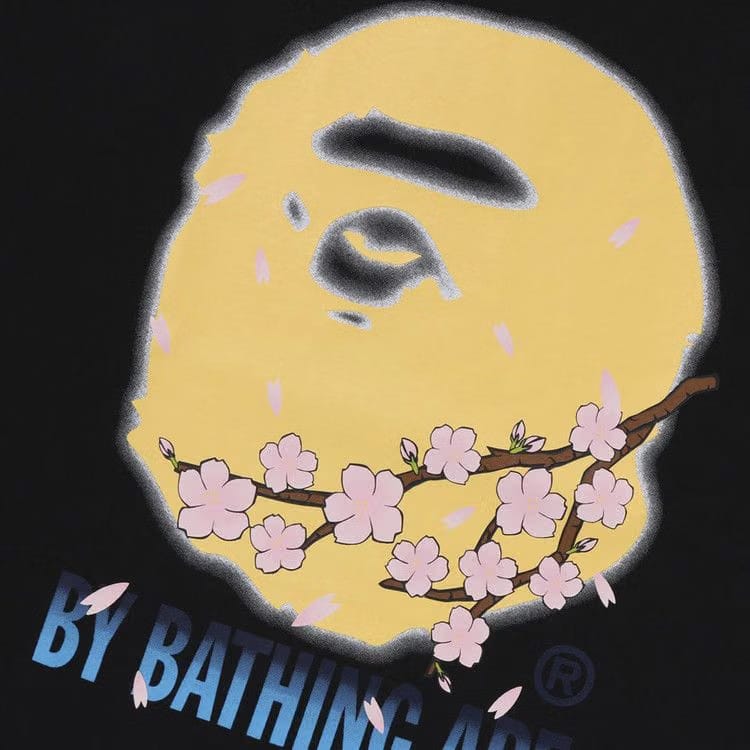 BAPE Sakura By Bathing Ape T-Shirt #2 Black