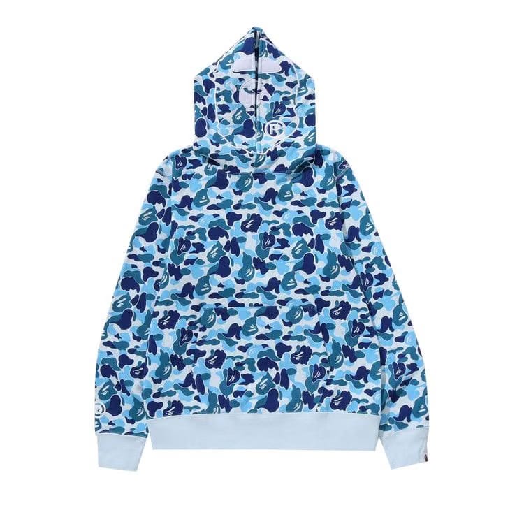 BAPE ABC Camo 2nd Ape Pullover Hoodie Blue