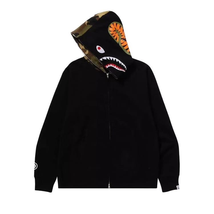 BAPE 1st Shark Full Zip Hoodie Black