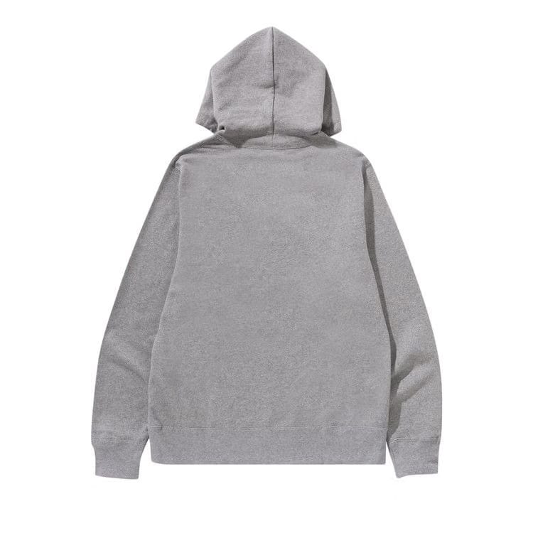 BAPE ABC Camo College Pullover Hoodie Grey