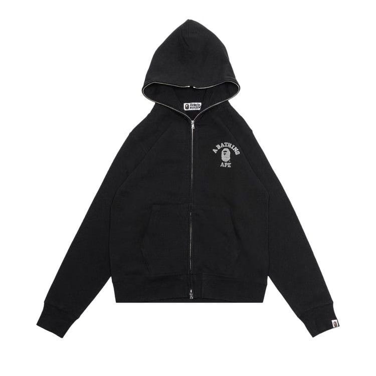 BAPE Over Print Full Zip Hoodie Black