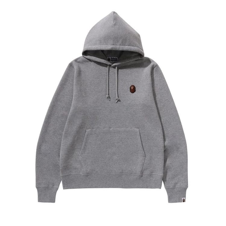 BAPE One Point Pullover Hoodie Grey