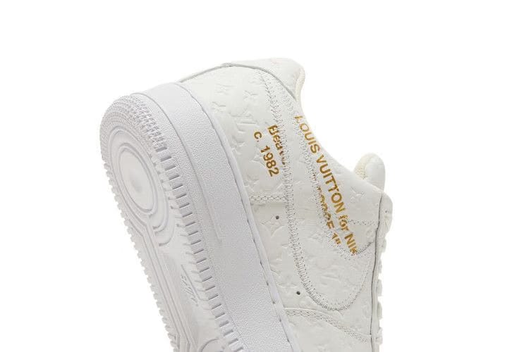 Louis Vuitton x Air Force 1 Low Triple White