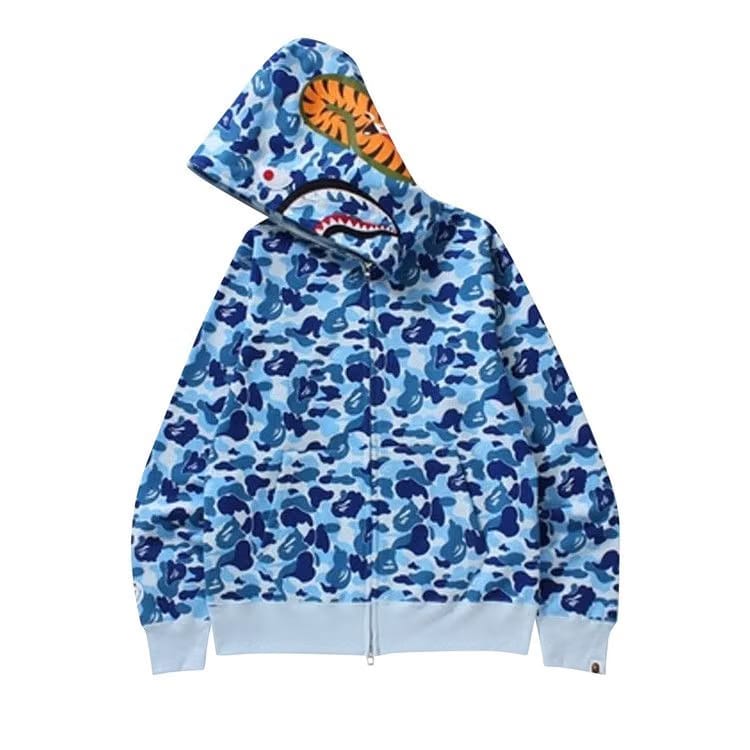 BAPE ABC Shark Full Zip Hoodie Blue