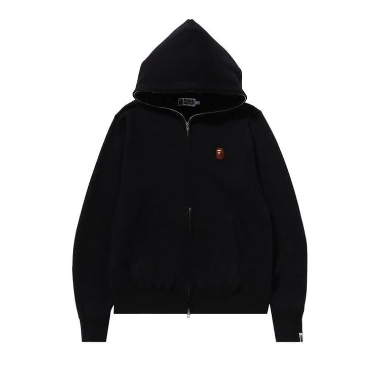 BAPE One Point Full Zip Hoodie Black