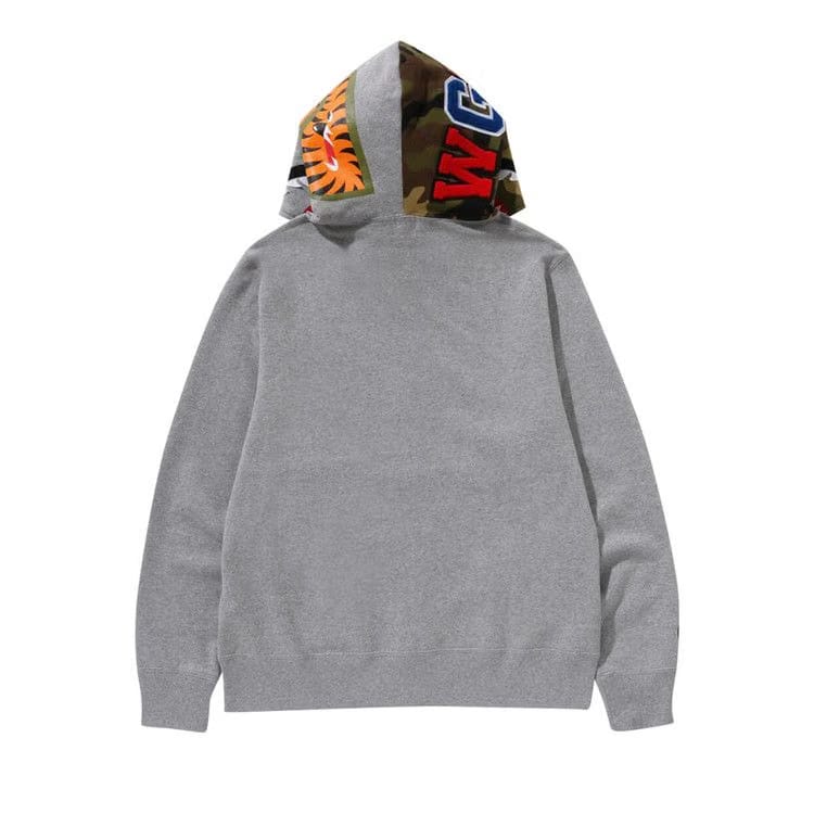 BAPE 1st Shark Full Zip Hoodie Grey