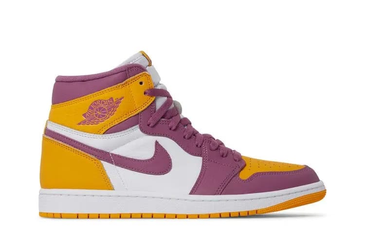Air Jordan 1 High Retro OG University Gold And Light Bordeaux / Brotherhood