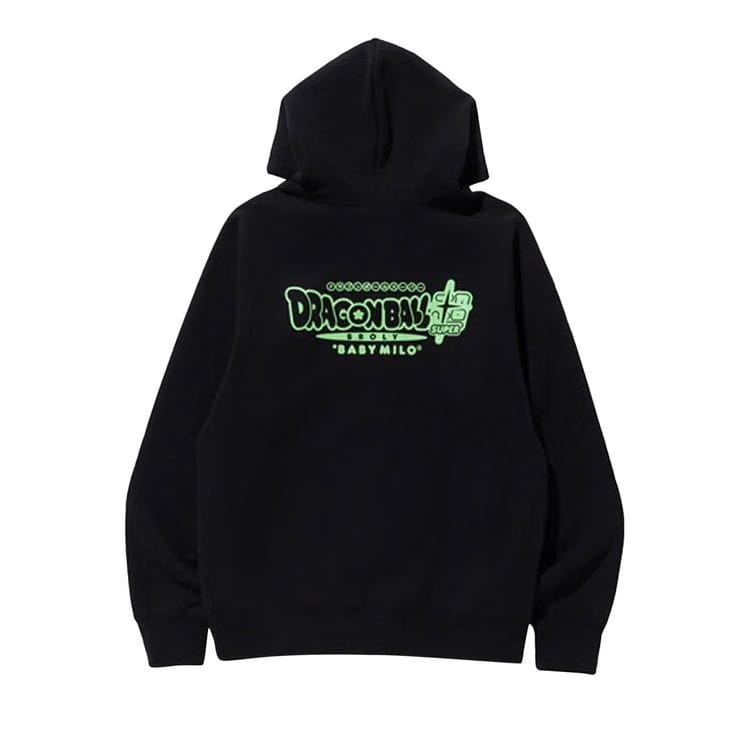 BAPE x Dragon Ball Z Super Son Goku & Vegeta Hoodie Black