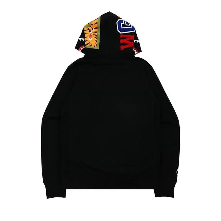 BAPE Shark x Tiger Pullover Hoodie Black