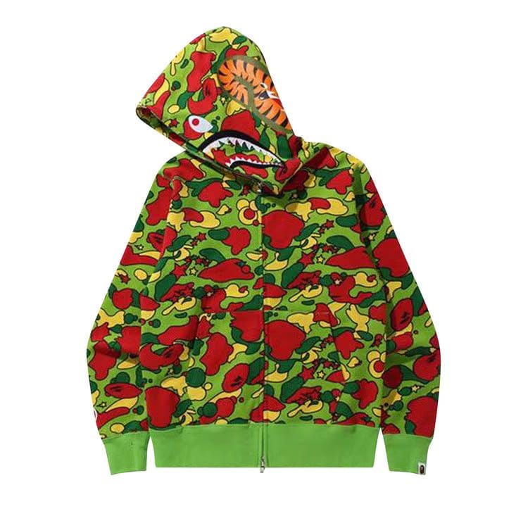 BAPE Sta Camo Shark Zip Hoodie Multi