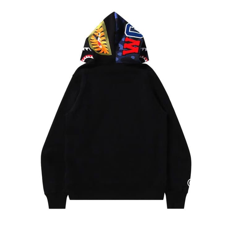 BAPE Color Camo Shark Full Zip Hoodie Black/Blue