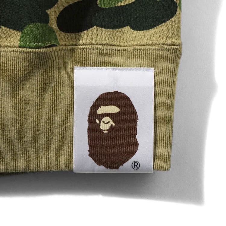 BAPE Giant ABC Camo Full Zip Hoodie Green