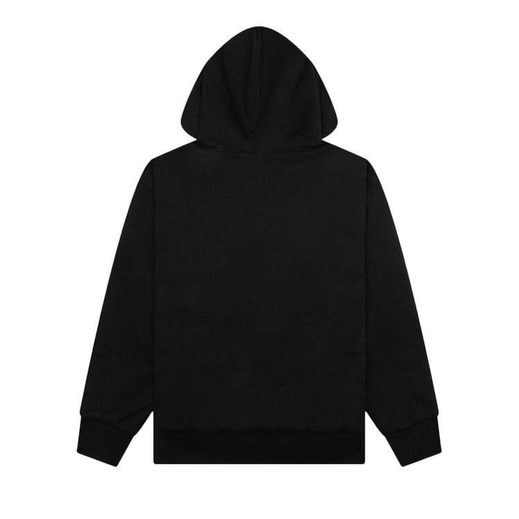 BAPE College Puffy Relaxed Fit Pullover Hoodie Black