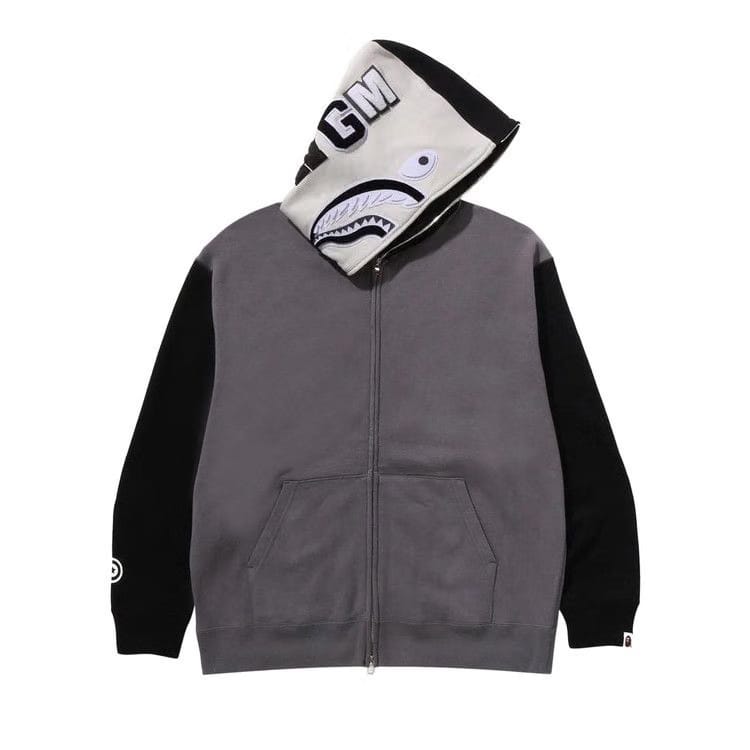 BAPE Shark Full Zip Hoodie #1 Black