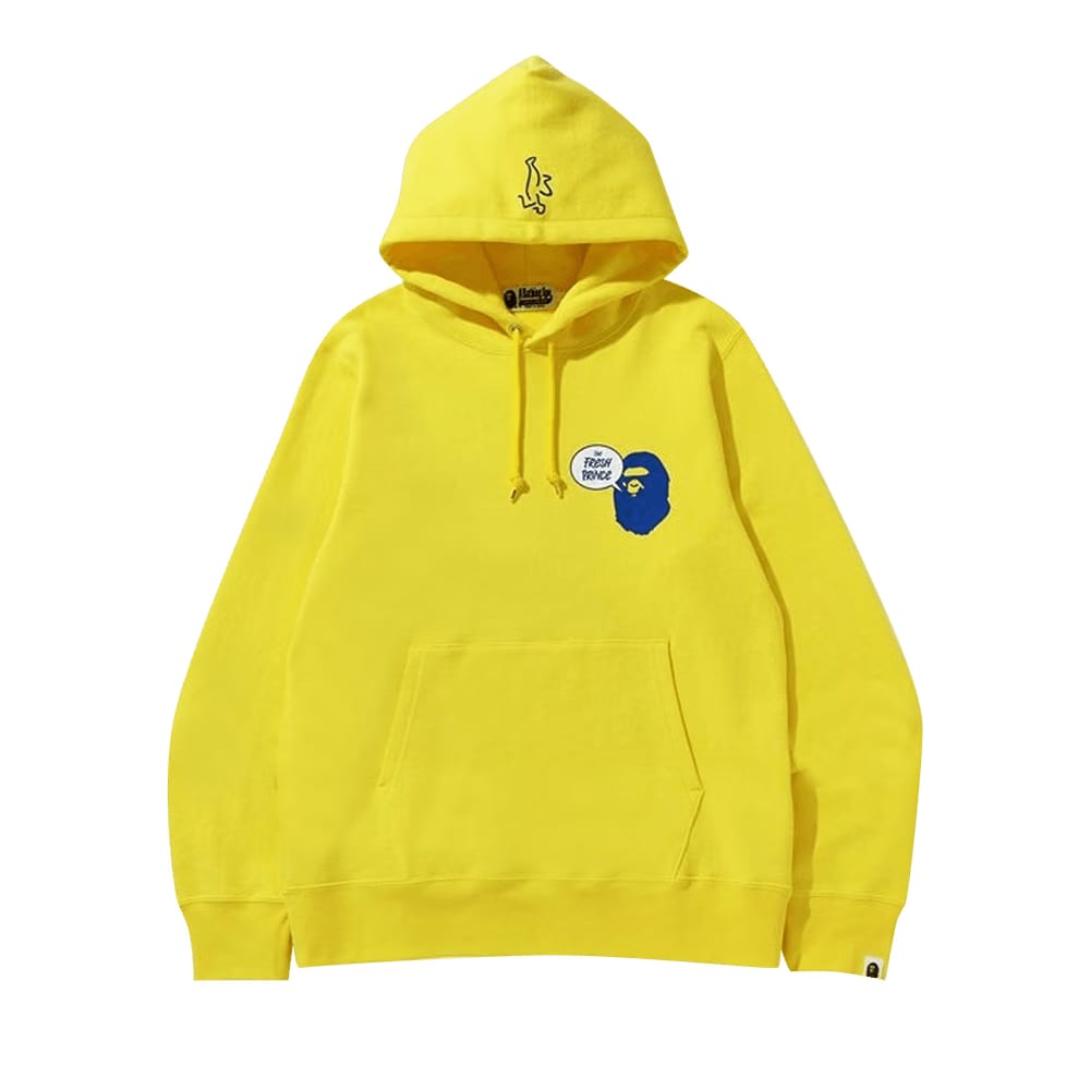 BAPE The Fresh Prince Pullover Hoodie Yellow