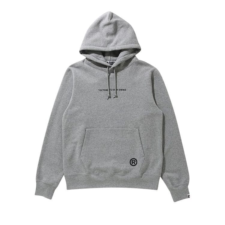 BAPE x OVO Pullover Hoodie Gray
