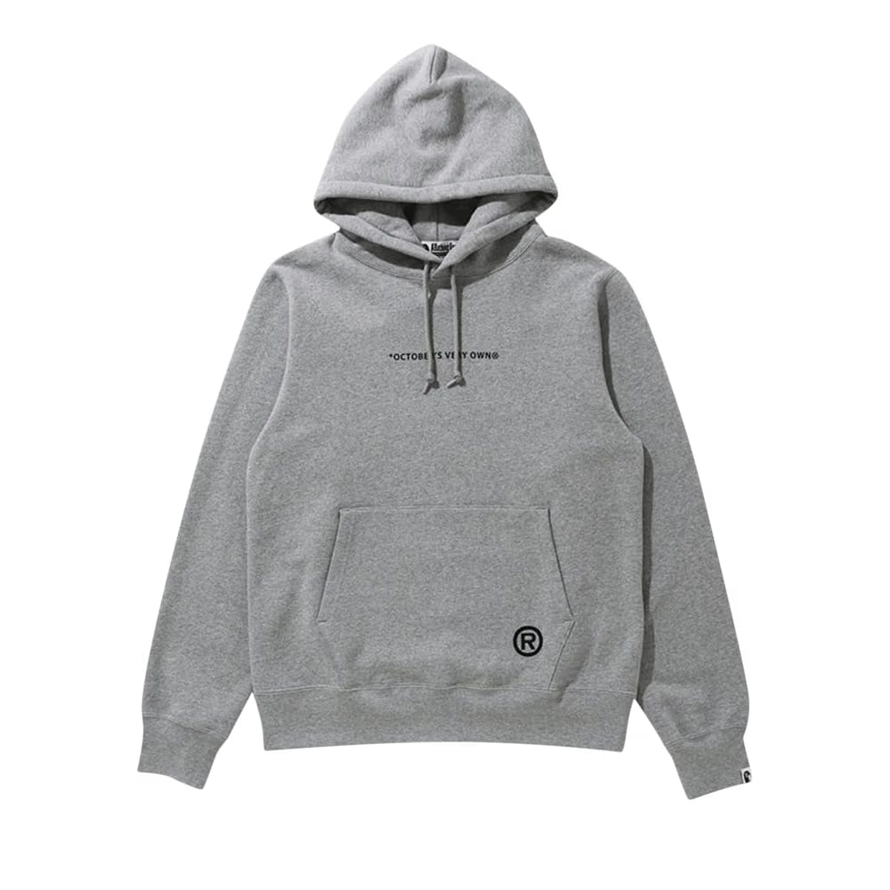BAPE x OVO Pullover Hoodie Gray