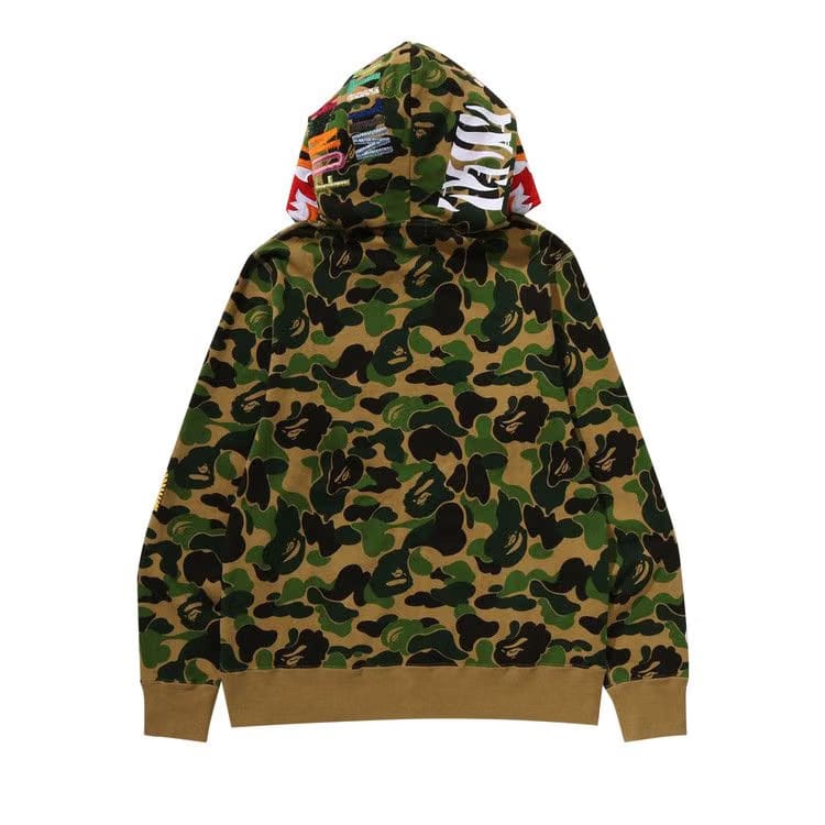 BAPE Camo Tiger Full Zip Hoodie Green