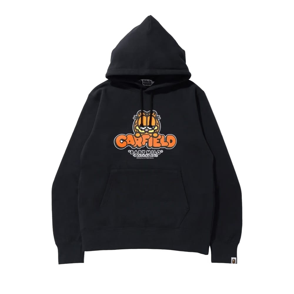 BAPE x Garfield Pullover Hoodie Black