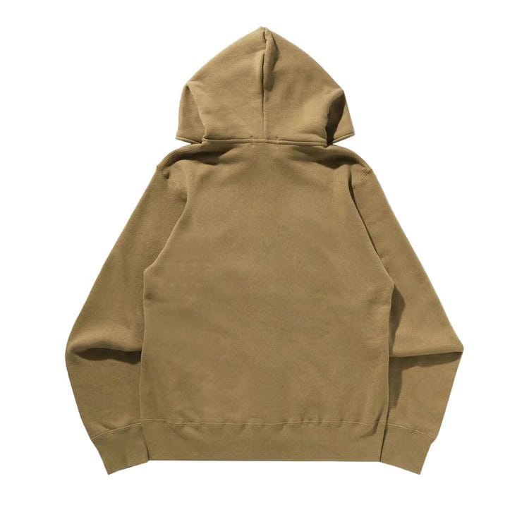 BAPE One Point Full Zip Hoodie Beige