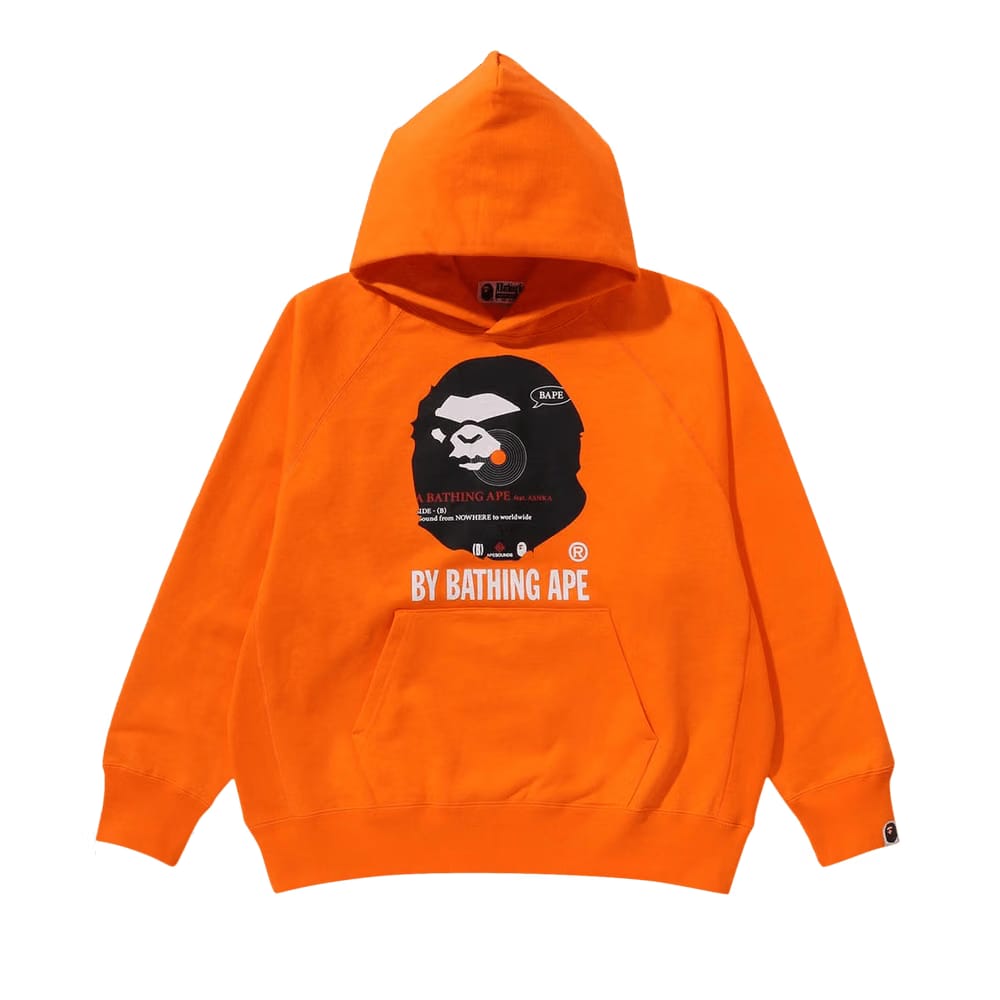BAPE By Bathing Ape Pullover Hoodie Orange