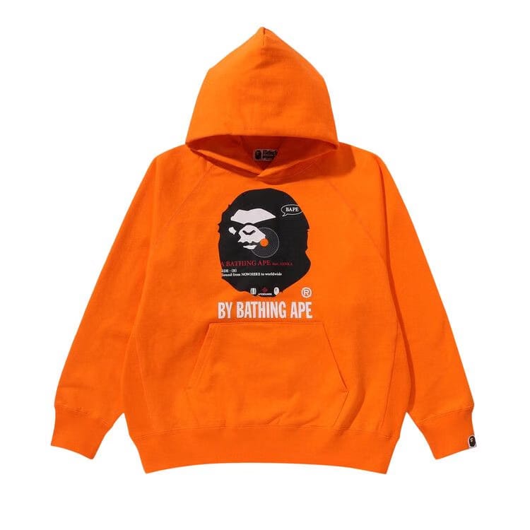 BAPE By Bathing Ape Pullover Hoodie Orange