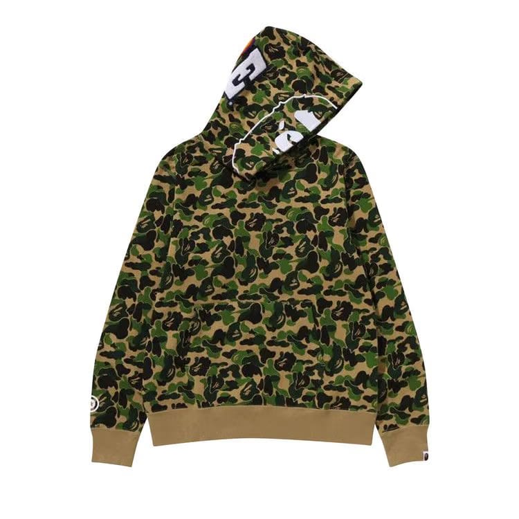 BAPE ABC Camo 2nd Ape Pullover Hoodie Green