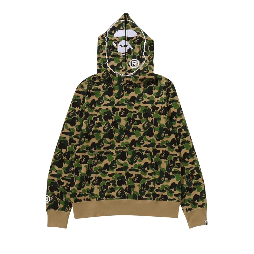 BAPE ABC Camo 2nd Ape Pullover Hoodie Green