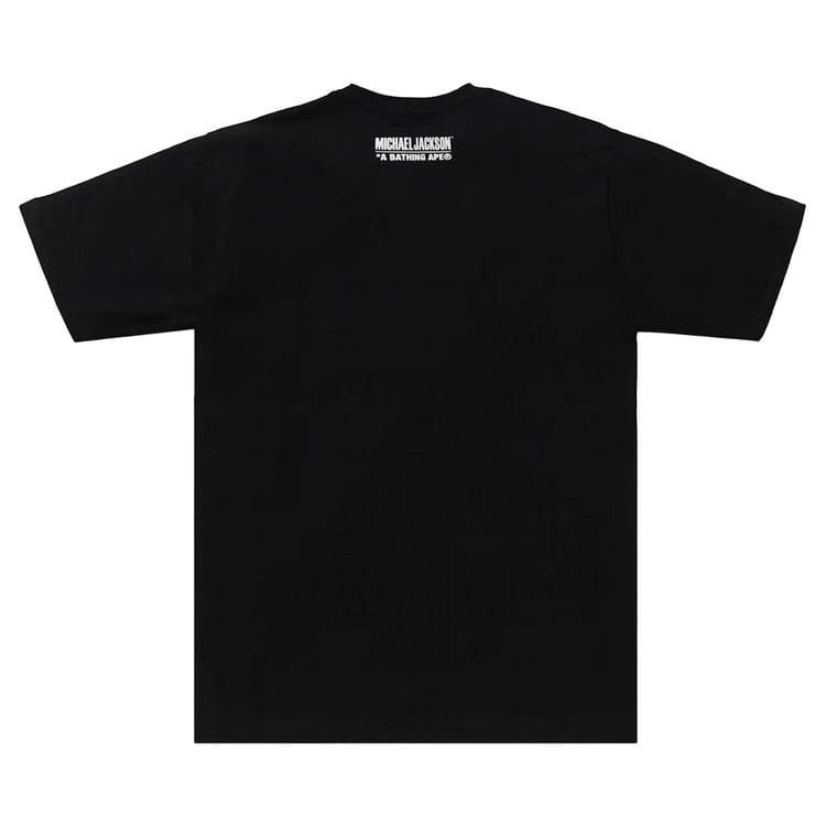 BAPE x Michael Jackson Album Jacket Ape Head T-Shirt Black