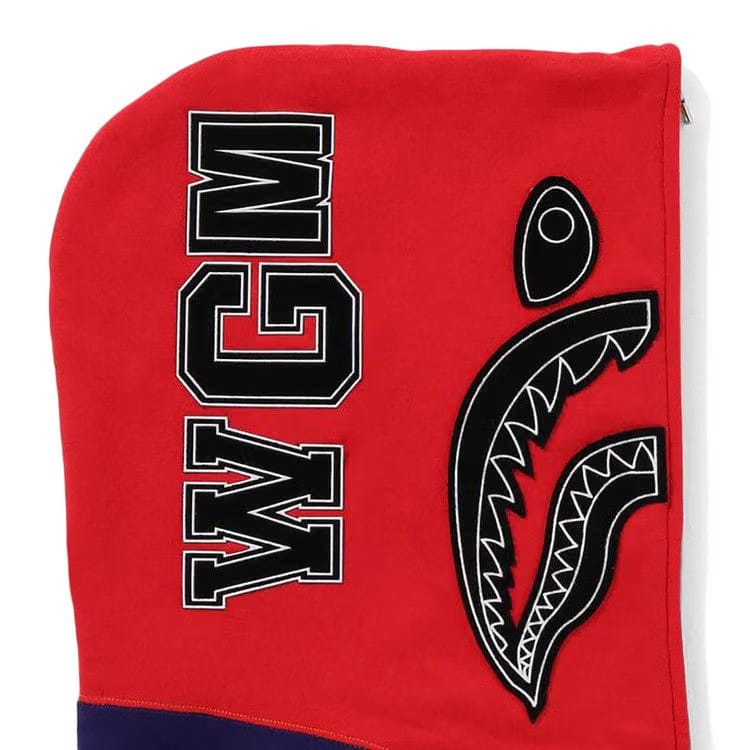 BAPE Shark Full Zip Hoodie US Navy