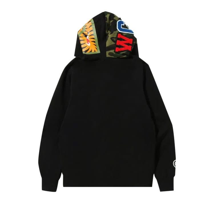 BAPE Detachable Shark Full Zip Hoodie Black