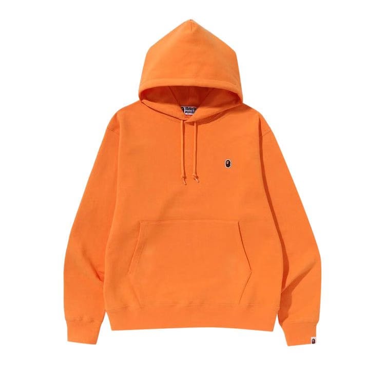 BAPE Ape Head One Point Relaxed Fit Pullover Hoodie Orange