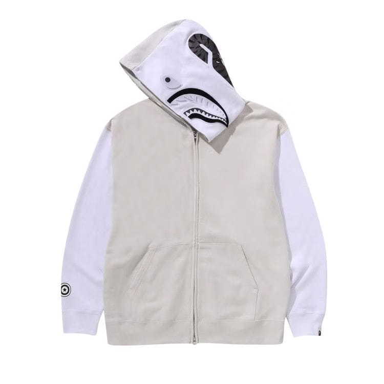 BAPE Shark Full Zip Hoodie #1 Grey
