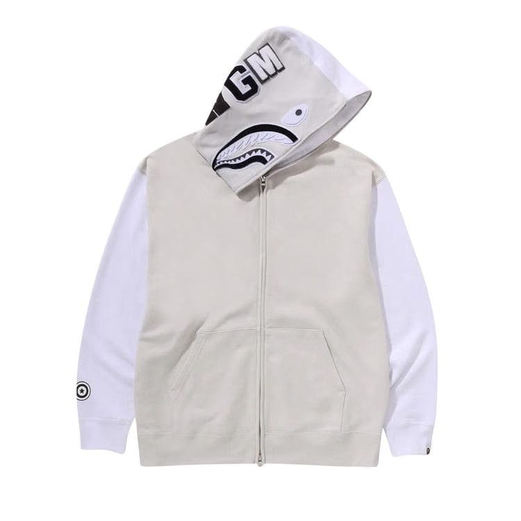 BAPE Shark Full Zip Hoodie #1 Grey