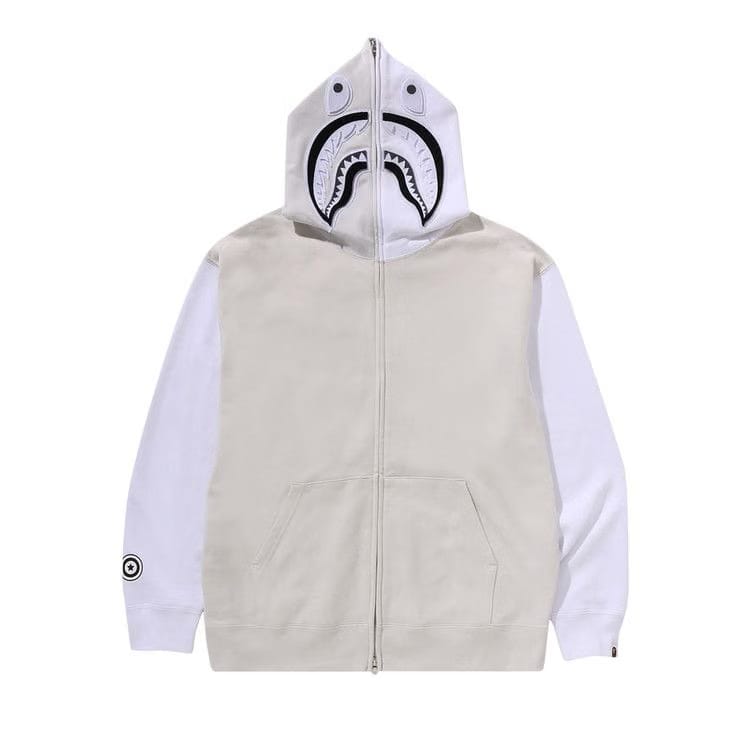 BAPE Shark Full Zip Hoodie #1 Grey